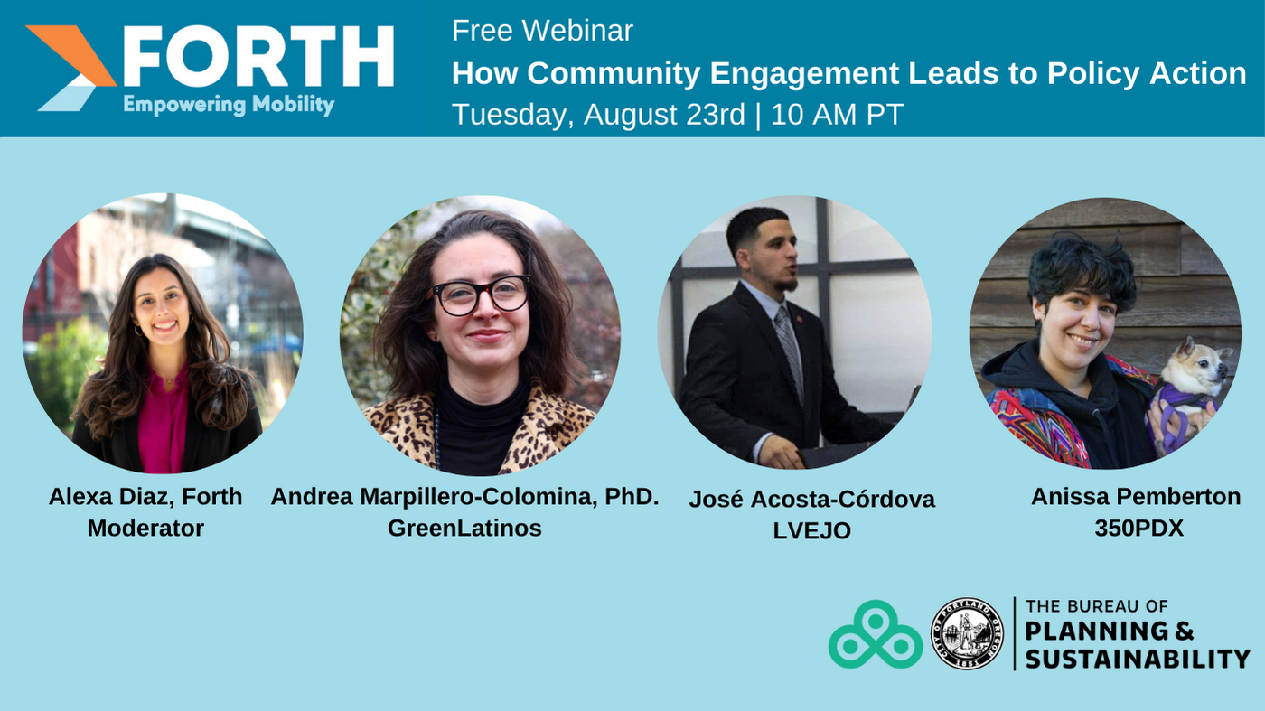 Forth Webinar Community Engagement to Policy Action