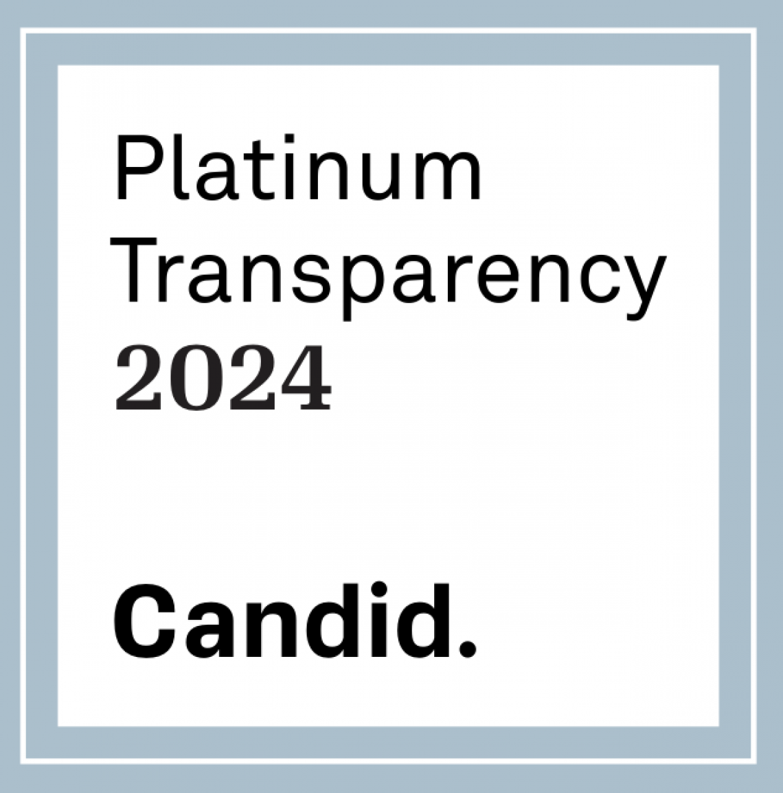 Platinum Badge of Financial Transparency